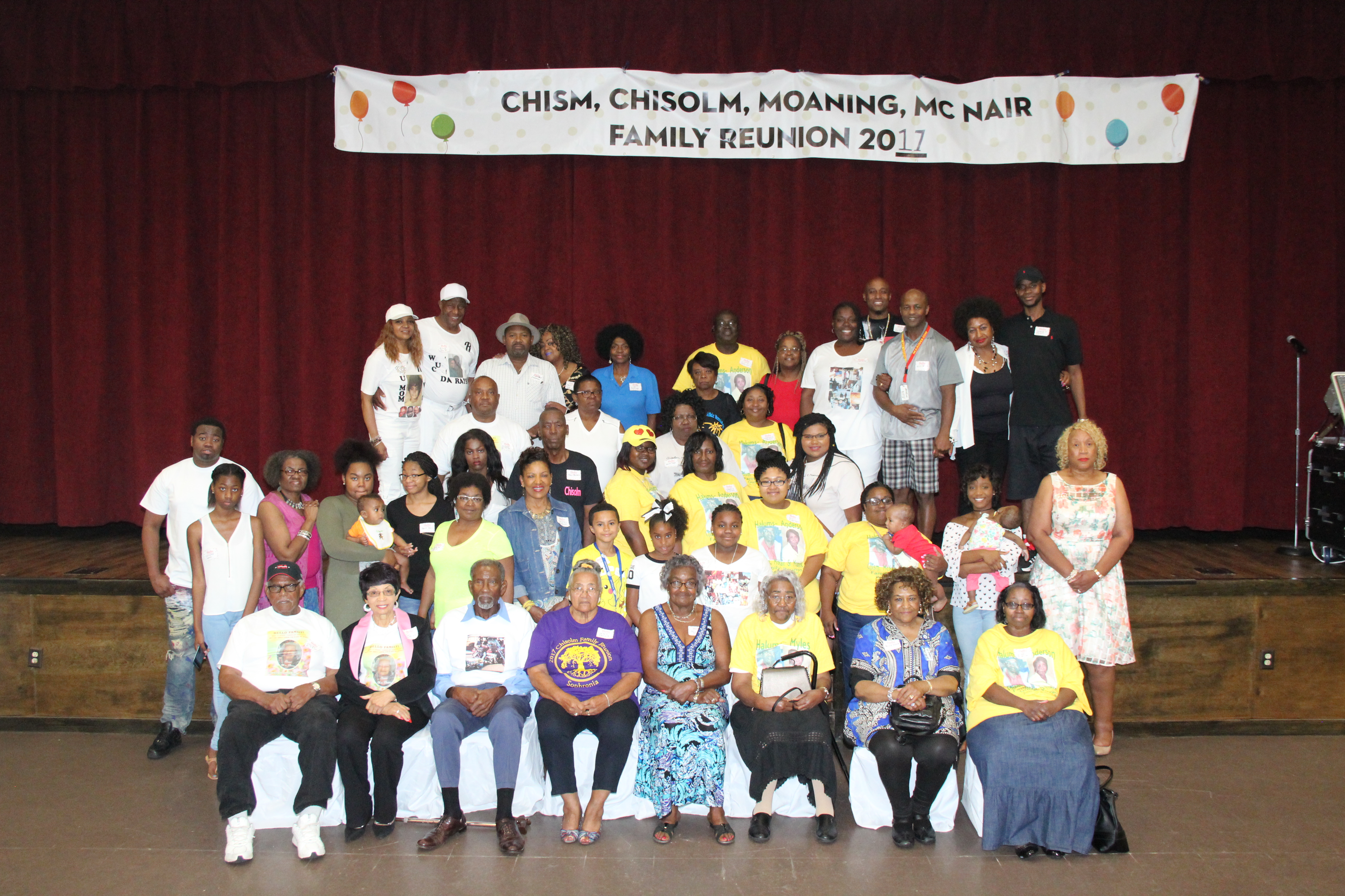 Chism, Chisolm, Moaning Mcnair Family Reunion 6-24-2017